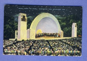 Milwaukee,Wisconsin,WI Postcard,Blatz Temple/Washington Park