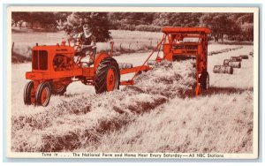 The New Roto Baler Farm Equipment Allis Chalmers Milwaukee WI Unposted Postcard