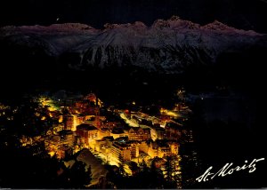 Switzerland St Moritz bei Nacht