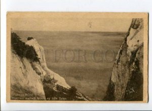 289512 DENMARK Moens Klint Vintage 1919 year RPPC to Finland