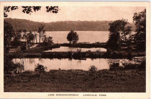 Postcard WATER SCENE Lakeville Connecticut CT AI2172