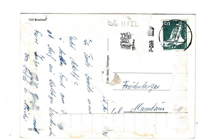 BG11122 car voiture bruchsal  germany