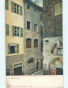 Pre-1907 OLD BUILDINGS Firenze - Florence Italy hJ6637