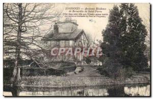 Essonnes Bernardin Old Postcard Old residence of Saint Pierre