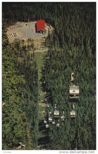 Four-Seat Gondola Cars, Sulphur Mountain, View of the Rocky Mountains, Banff,...