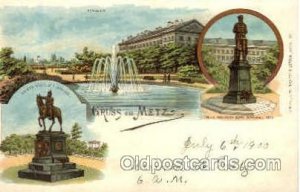 Metz Gruss Aus Greetings From Unused crease right bottom corner and right e...