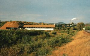 Postcard Groveton Covered Bridge Single Span Paper Mills Adjacent New Hampshire