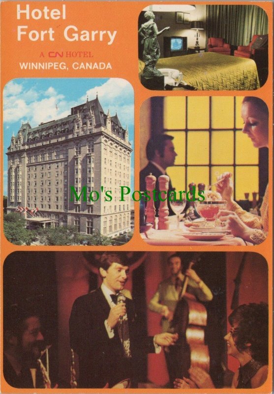 Canada Postcard - Hotel Fort Garry, Winnipeg - CN Hotel RR17175