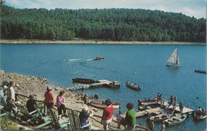 Postcard Sailing on Beautiful Lake Wallenpaupack PA