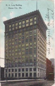 Missouri Kansas City R A Long Building 1909