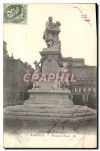 Postcard Old Puget Marseille Monument