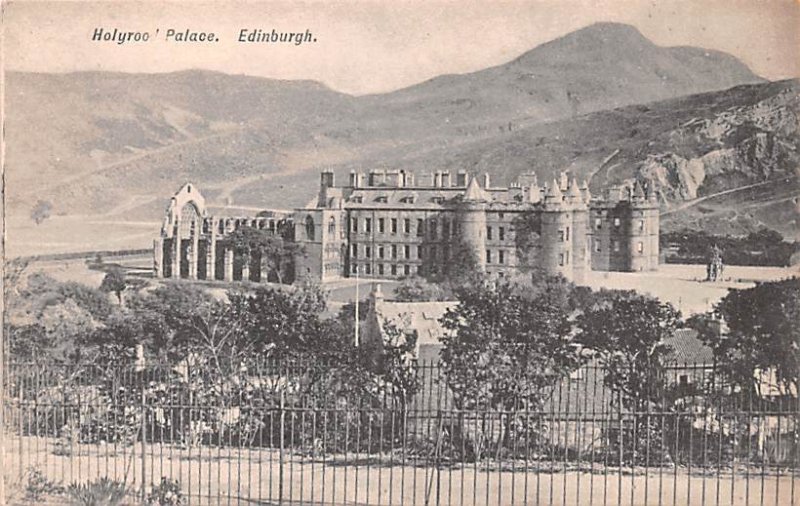 Holyrood Palace Edinburgh Scotland, UK Unused 