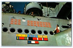 c1960's U.S.S. North Carolina Battleship Memorial Wilmington NC Postcard 