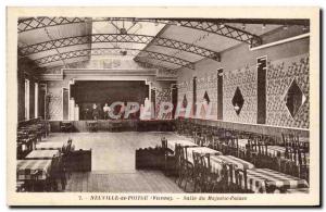 Old Postcard Neuville De Poitou Room From Majestic Palace