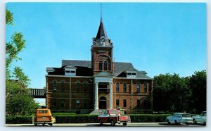 DEMING, NM New Mexico ~ Luna County COURT HOUSE c1960s Vehicles Postcard