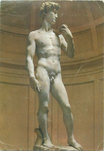 Postcard Italy Firenze David Michelangelo