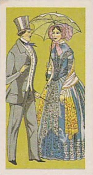 Brooke Bond Vintage Trade Card British Costume 1967 No 33 Day Clothes Circa 1...