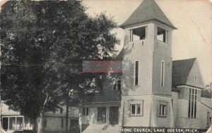 MI, Lake Odessa, Michigan, Congregational Church, 1912 PM, Canaan No 2763