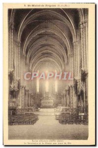 Old Postcard St Michel de Frigolet Abbey Church Sanctuary Choir and the feast...