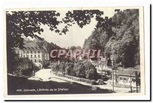 Uriage Old Postcard L & # 39entree station