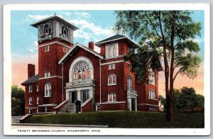 K19/ Wadsworth Ohio Postcard c1910 Trinity Reformed Church  124