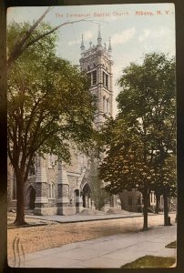 Vintage Postcard 1908 Emanuel Baptist Church, Albany, New York (NY)