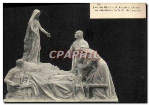 Old Postcard Gift of the diocese of Cambrai to the shrine of Lourdes Nd