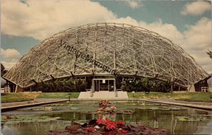 The Climatron and Lily Pools MO Botanical Gardens St. Louis MO Postcard PC353