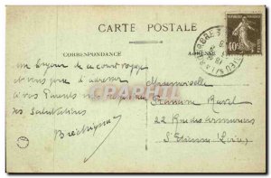 Virieu on Bourbre - Vue Generale - Postcard Old Train