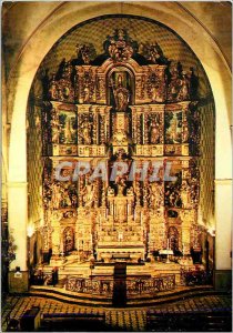 Modern Postcard Collioure PO Interior of the church Altar The gilded wooden a...