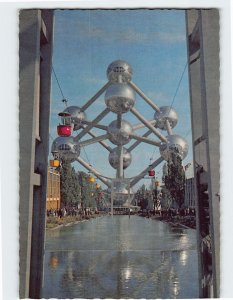 Postcard Atomium Brussels Belgium