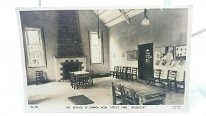 Vintage Friths RP Postcard Interior of the Common Room Forest Park Beddgelert