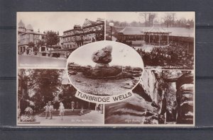GREAT BRITAIN, TUNBRIDGE WELLS, c1920 composite ppc., 5 views, unused