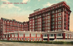 Vintage Postcard 1910's View of Hotel Strand Atlantic City New Jersey N.J.