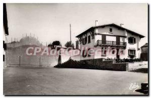 Postcard Old Bass Bidart Pyrenees Le Fronton and the Post