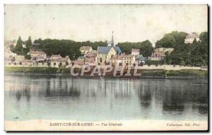 Old Postcard Saint Cyr Sur Loire Vue Generale