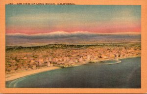 California Long Beach Aerial View