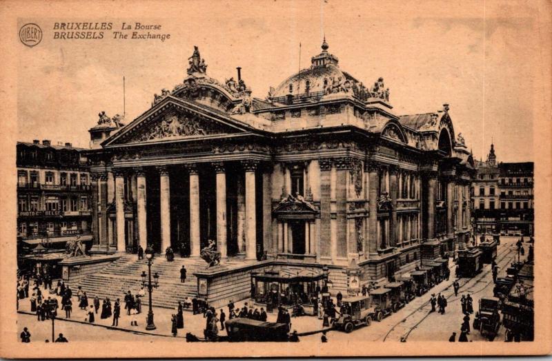 Belgium Brussells La Bourse 1921