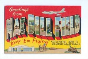 LP94 LARGE letter, Mac Dill Field, Tampa, Florida, FL, 