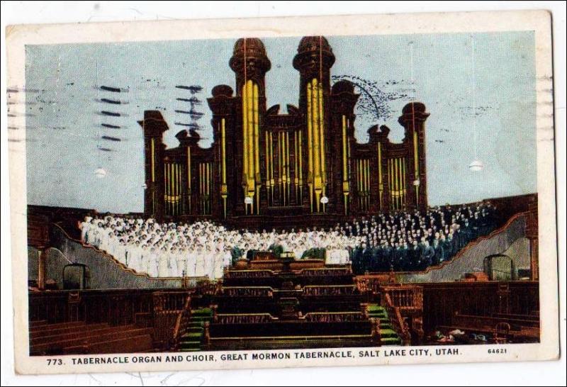 UT - Salt Lake City. Tabernacle Organ & Choir, Mormon Tabernacle