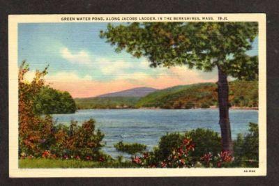 JACOBS LADDER TRAIL MASSACHUSETTS MA Green Water Pond