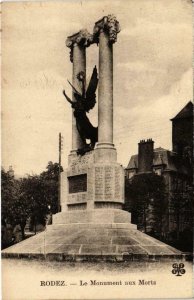 CPA RODEZ - Le Monument aux Morts (109691)