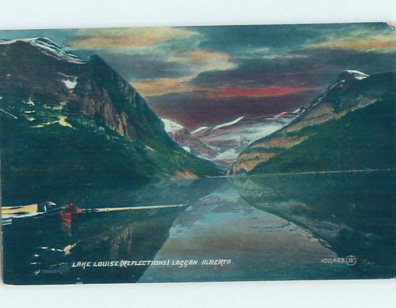 Divided-back NATURE SCENE Lake Louise Alberta AB AD5063