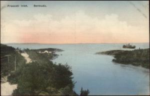 Bermuda - Frascati Inlet c1920 Hand Colored Postcard myn