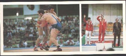 111014 WRESTLING Soslan ANDIYEV winner 1980 Olympics Old photo