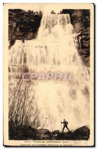 Old Postcard Vallee du Jura Cascade Hedgehog fan height 70 m