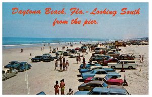 Daytona Beach looking south from the pier Florida Postcard