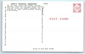 PATRICK AIR FORCE BASE, FL ~ Technical Laboratory AFMTC Missiles c1960s Postcard