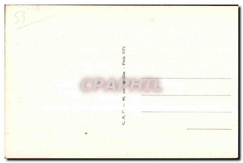 Old Postcard Mayenne Chateau