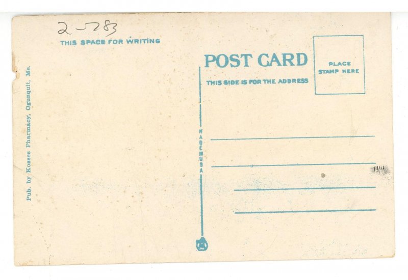 ME - Ogunquit. St. Aspinquid Hotel & George Smith's Residence